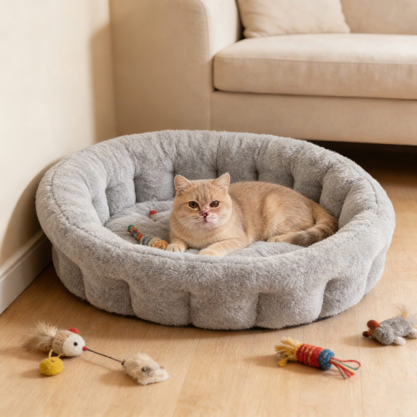 Calming Donut Cuddler Bed