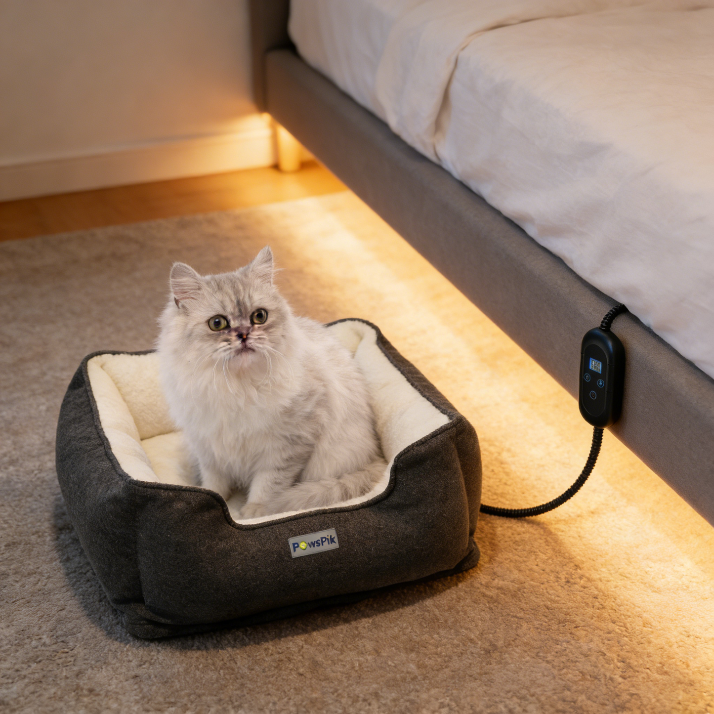 Heated Pet Bed with Timer