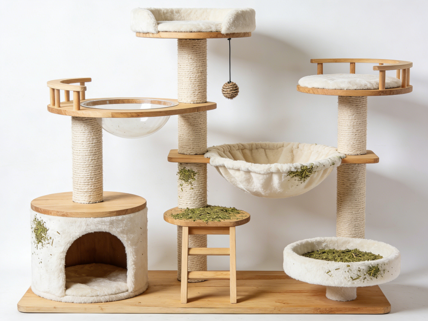 Multi-Level Cat Tree Tower - Beige/Brown