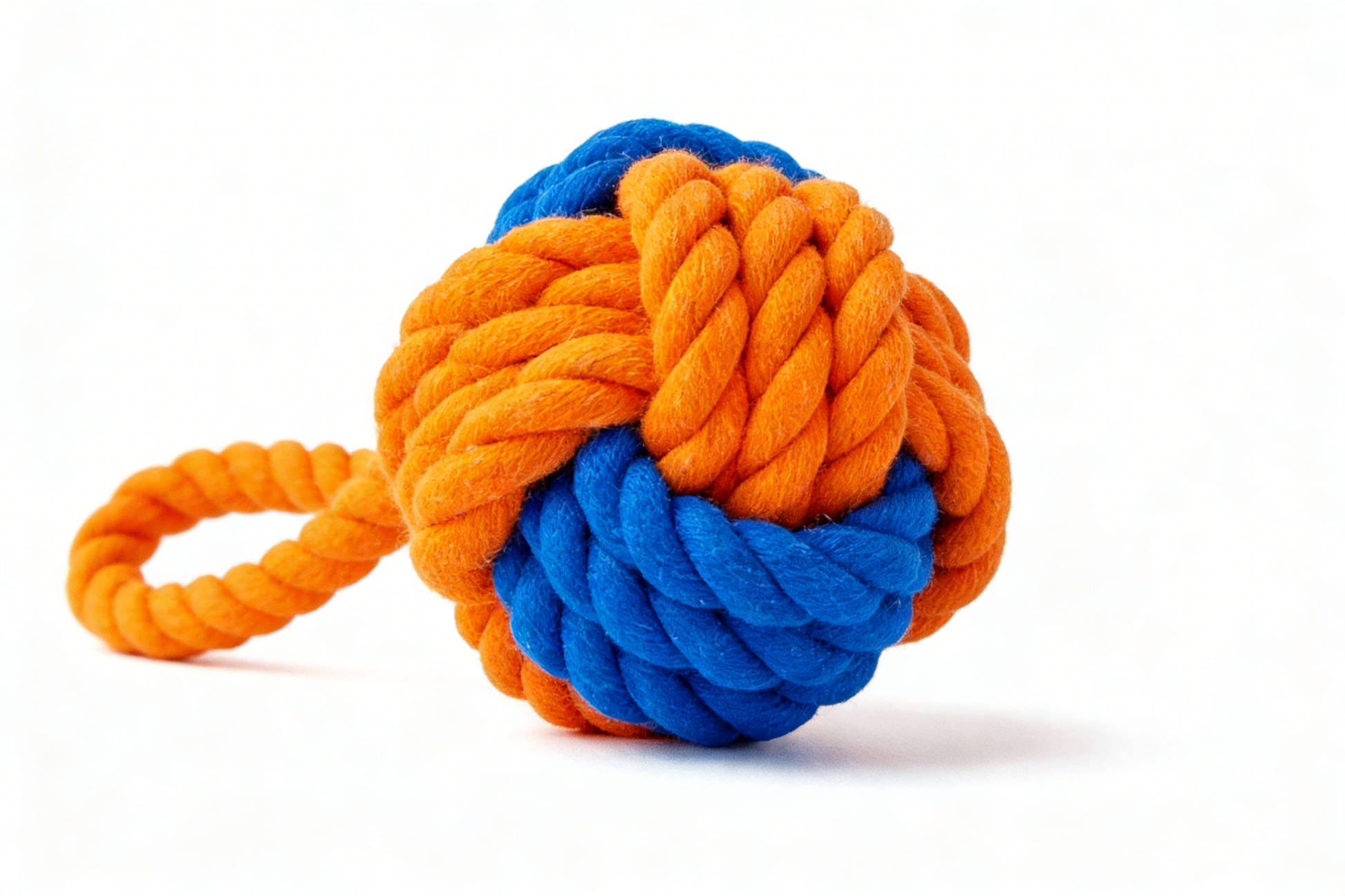Durable Rope Tug Toy - Blue/Orange