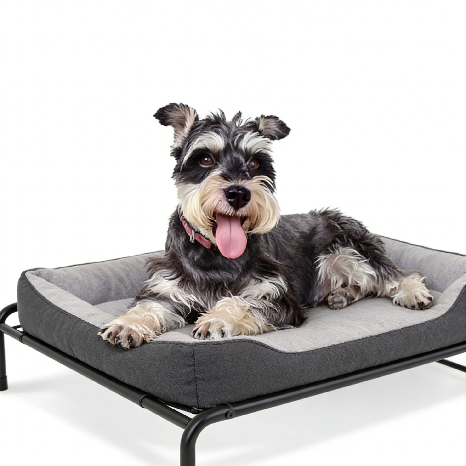 Elevated Cooling Pet Cot - Black