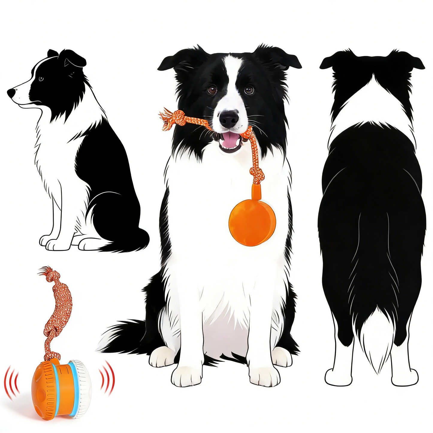 Motion-Activated Dog Ball